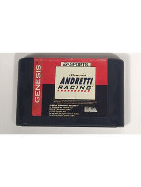 Mario Andretti Racing - Sega Genesis Authentic Good Condition Cleaned